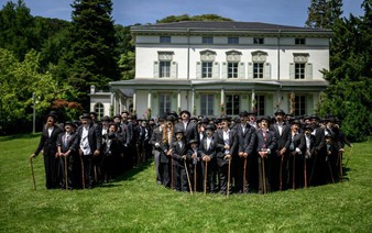 Hundreds of Charlie Chaplin lookalikes gather in Switzerland