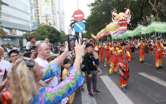 Carnival parade lights up Vietnam's Nha Trang, captivates foreign visitors