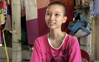 This Vietnamese teen keeps shining despite cancer battle