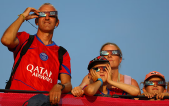 Total darkness, then sunset as full eclipse wows spectators in Spain
