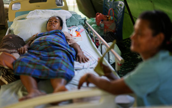 Indonesian mother 'grateful' after emergency birth during 7.7 quake
