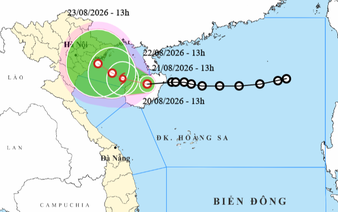 Tropical depression may strengthen into storm near northern Vietnam