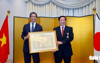 Vietnamese Japanese-language educator honored with Japan’s Order of the Rising Sun 