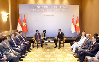 Singapore hosts welcome ceremony for key Party leader Tran Cam Tu