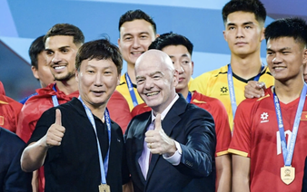 FIFA chief Infantino tours 60,000-seat stadium project as he wraps up Vietnam visit
