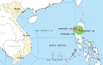 Tropical depression forms in East Vietnam Sea