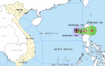 Storm Kujira forms over East Vietnam Sea, poses no threat to Vietnam’s coast or mainland