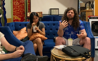 Young Vietnamese pay around $2 to improve English at speaking clubs