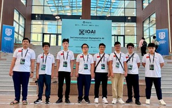7 Vietnamese students win medals at International AI Olympiad