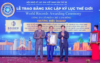 Vietnam tea company earns 2 world records from World Records Union