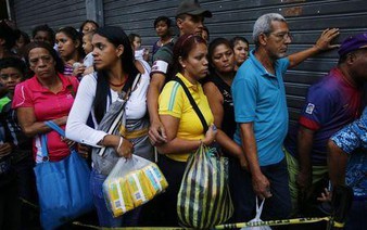 In shortages-hit Venezuela, lining up becomes a profession