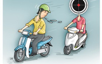 Beware! You may get spit in your face while driving in Vietnam