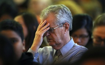 A day after a massacre, Vegas is not quite Vegas