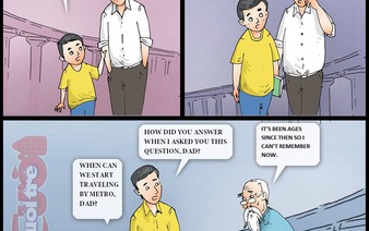 Cartoon: When can we travel by metro in Ho Chi Minh City?