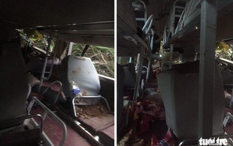 1 killed, 19 injured as sleeper bus plunges off cliff in Vietnam