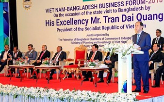 Vietnamese president encourages investment into Bangladesh