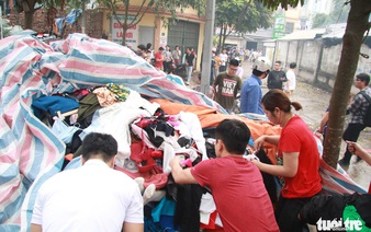 Inferno wrecks havoc on Hanoi market