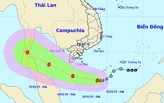 First tropical storm of 2019 threatens southern Vietnam