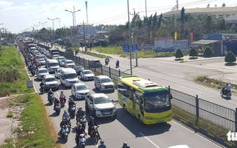 Post-Tet commute from Mekong Delta to Saigon plagued by congestion