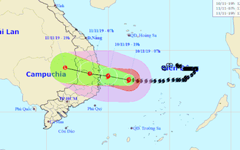 Storm Nakri to bring downpours to Vietnam’s central region, Central Highlands