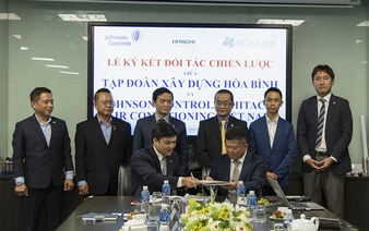 Hoa Binh signs strategic cooperation agreement with Johnson Controls-Hitachi Air Conditioning Vietnam