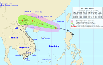 Tropical depression develops into storm in East Vietnam Sea