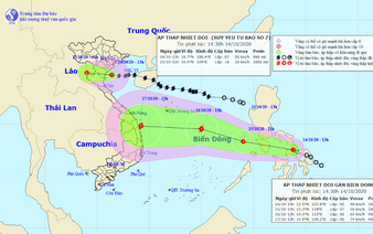 Storm Nangka downgrades, new tropical depression on way to East Vietnam Sea