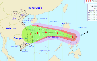 Goni, year’s strongest storm, heads to East Vietnam Sea following landfall in Philippines