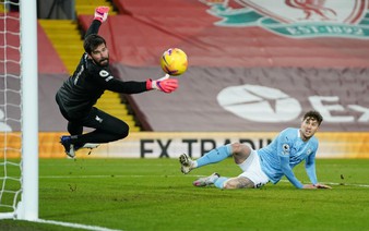 Man City thrash Liverpool as Alisson suffers nightmare afternoon