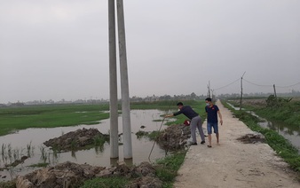 Vietnamese siblings drown after falling into pit at utility pole construction site