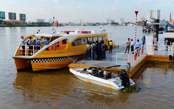 Ho Chi Minh City resumes first water bus route after 4-month COVID-19 hiatus