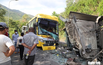 Four injured in pile-up on pass in Vietnam's Central Highlands