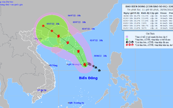 East Vietnam Sea hit by first tropical storm of 2022