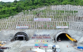 Excavation of major tunnel in south-central Vietnam expressway project completed