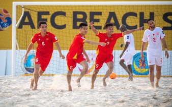 Vietnam defeat former champions Bahrain for first-ever win at Beach Soccer Asian Cup