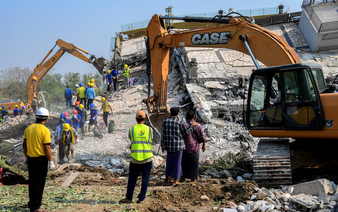Woman rescued from Myanmar earthquake rubble as searchers race to find more survivors