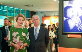 Belgian king, queen visit war museum, pagoda in Ho Chi Minh City