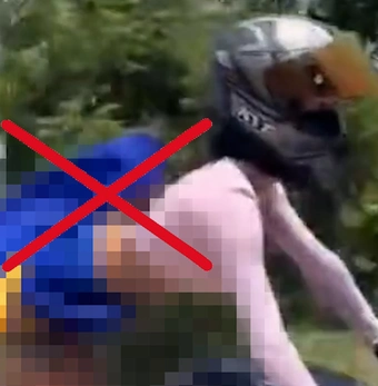 Người phụ nữ Nga lái mô tô phản cảm, công an xem xét xử lý hình sự tội 'gây rối trật tự công cộng'