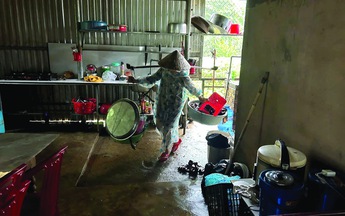 Mẹ quê và những cơn mưa "dội bùn"