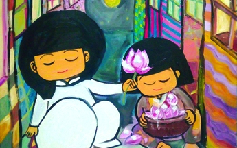 Canh cánh sợ con!