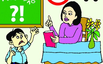 ​Con không đi học nữa đâu!