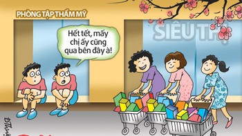 Buồn vui mua sắm Tết