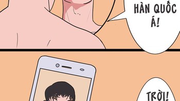 Nhìn mình đẹp trai như diễn viên Hàn Quốc