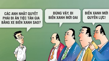 Đi xe biển xanh mới oai