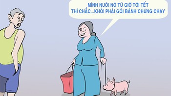 Nuôi heo ngay hoặc Tết này ăn bánh chưng chay!