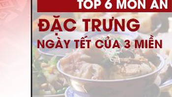 Những món ăn đặc trưng ngày Tết của 3 miền