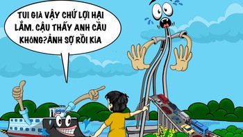 Ngày xưa cầu cứu phà, ngày nay phà lại cứu cầu
