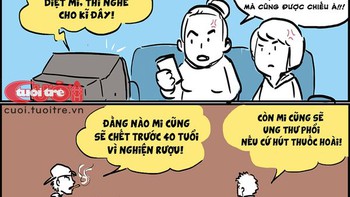 Diễn viên điện ảnh chỉ được uống rượu bia khi lên án hành vi này