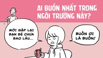 Ai buồn nhất trong ngôi trường này?