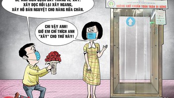 Ước gì anh lấy được nàng, mua buồng khử khuẩn cho nàng rửa... thân